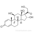 Pregna-1,4-diène-3,20-dione, 9-fluoro-11,16,17,21-tétrahydroxy -, (57186194,11b, 16a) - CAS 124-94-7